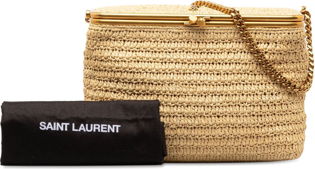 Saint Laurent Medium Sac Charniere Bag Bruin