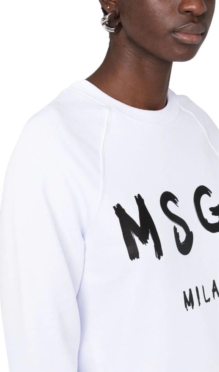 MSGM sweatshirt white Wit