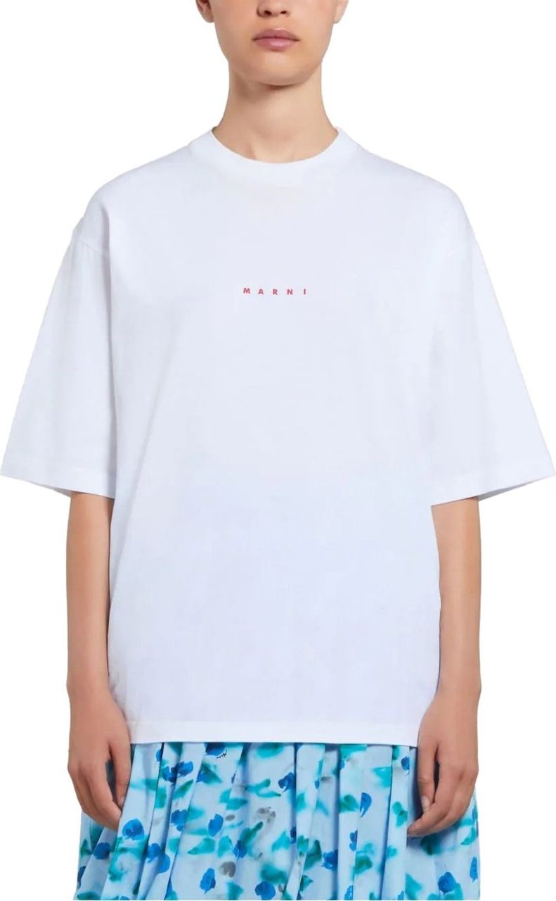 Marni t-shirt white Wit