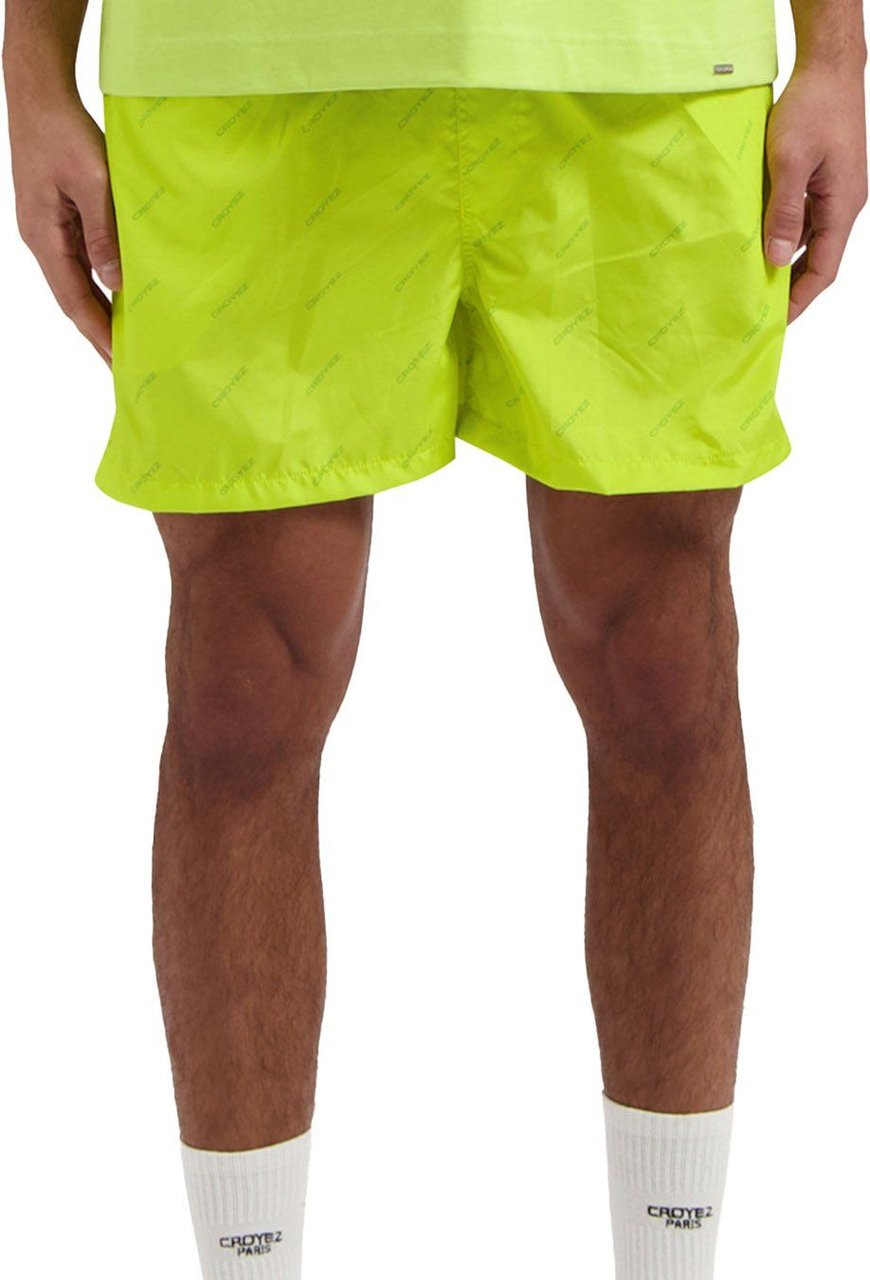 Croyez croyez allover swim shorts - kiwi Groen