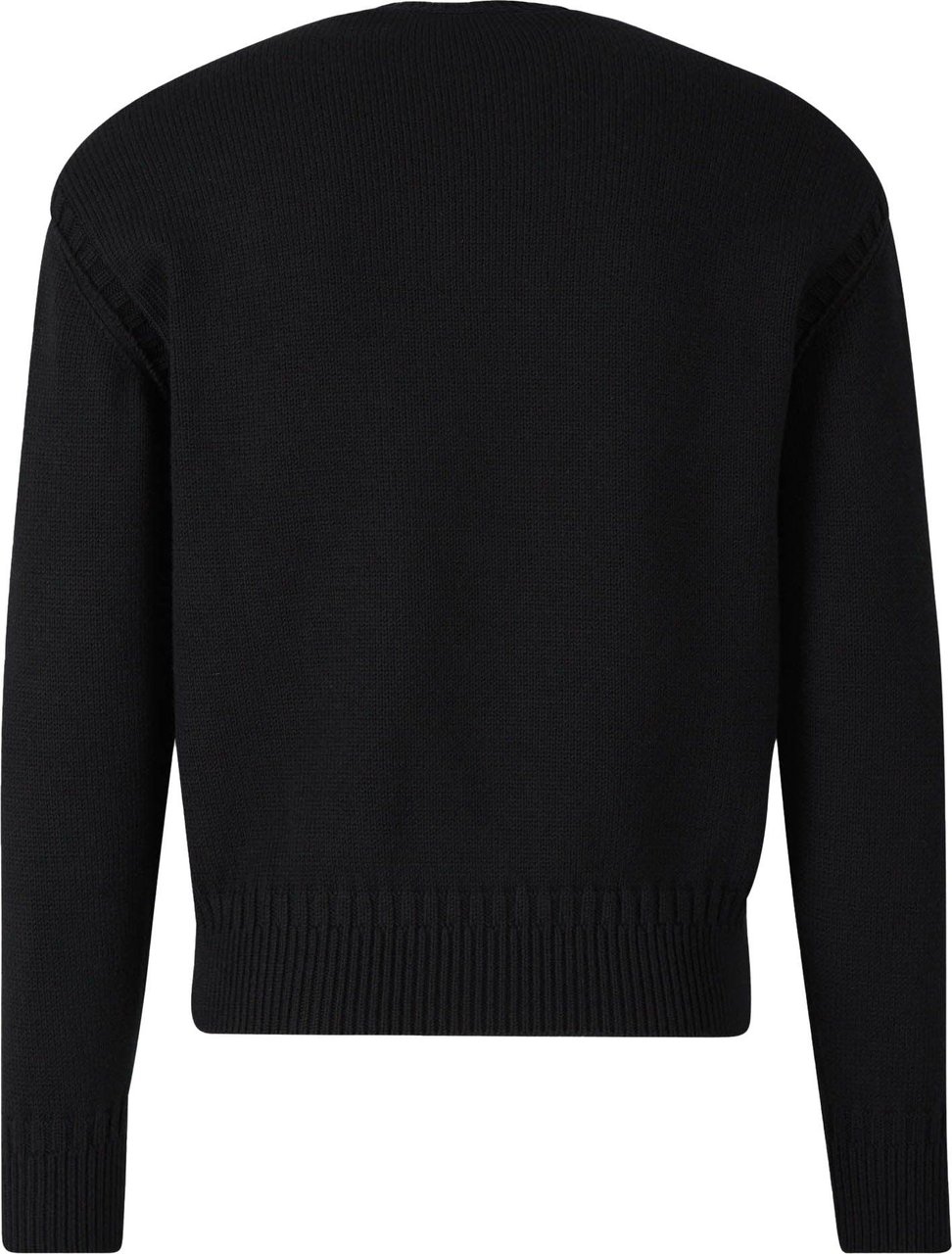 Alexander McQueen Knitted Logo 92 Sweater Zwart