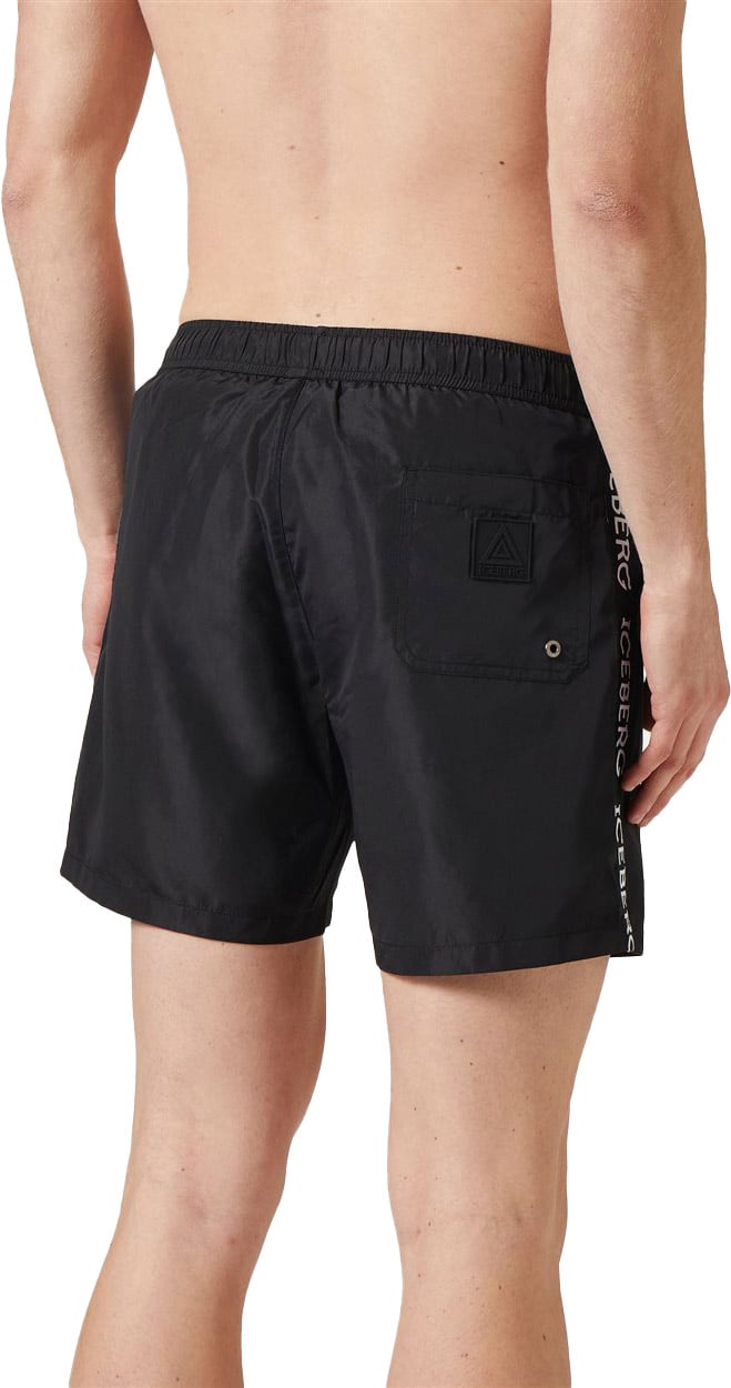 Iceberg Swim trunks with logo Zwart