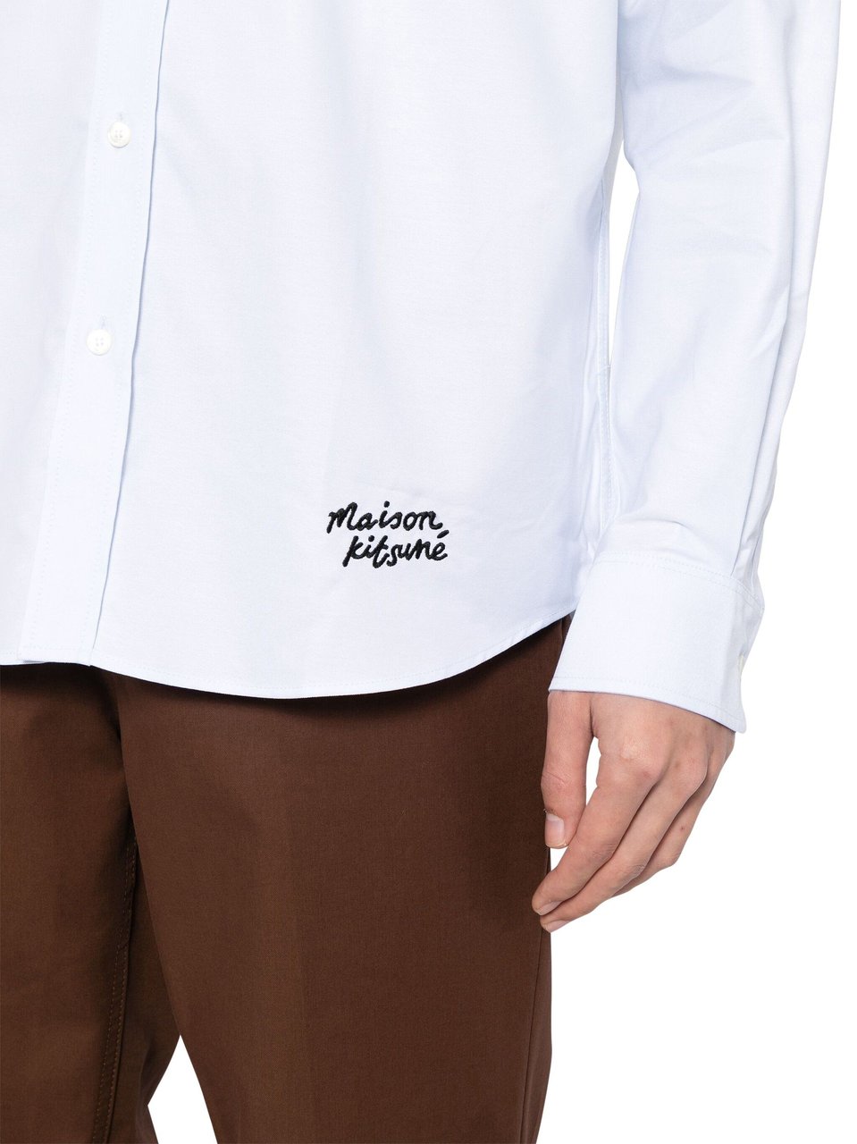 Maison Kitsuné MAISON KITSUNE' Shirts White Wit