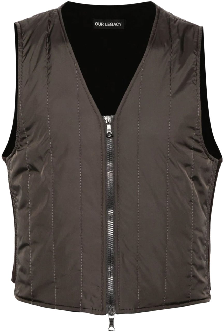 Our Legacy Quilt Liner Vest Grey Grijs