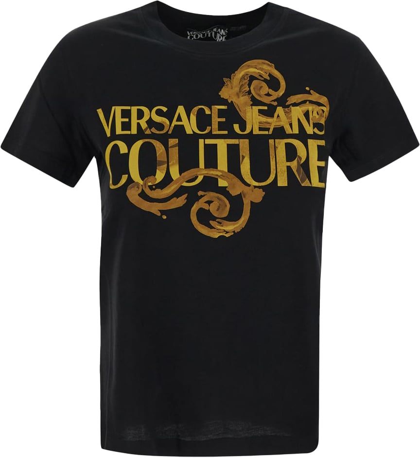 Versace Jeans Couture Versace Couture Dames T-shirt Zwart 76HAHG00-CJ00G/G89 Zwart