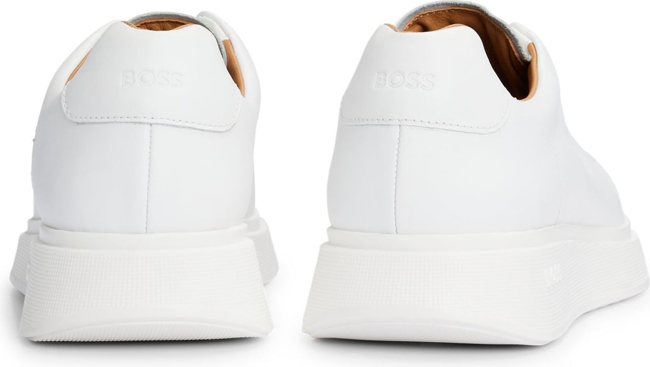 Hugo Boss Boss Flat Shoes White Wit
