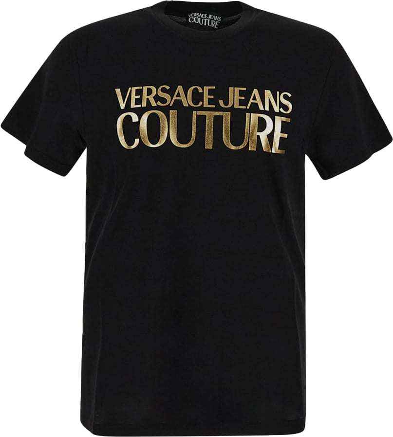 Versace Jeans Couture T-shirts And Polos Black Zwart