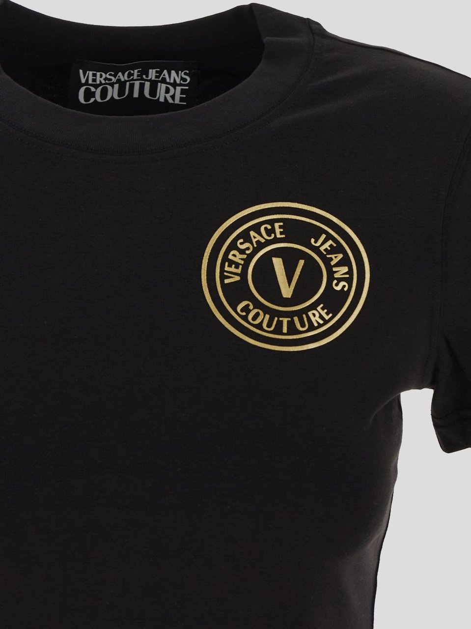 Versace Jeans Couture T-shirts And Polos Black Zwart