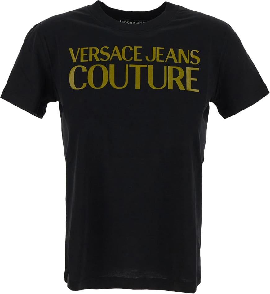 Versace Jeans Couture T-shirts And Polos Black Zwart