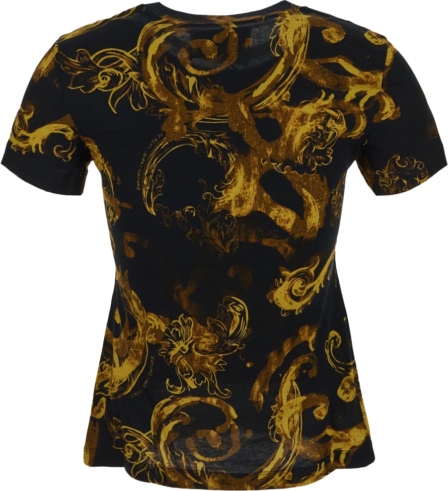 Versace Jeans Couture T-shirts And Polos Black Zwart