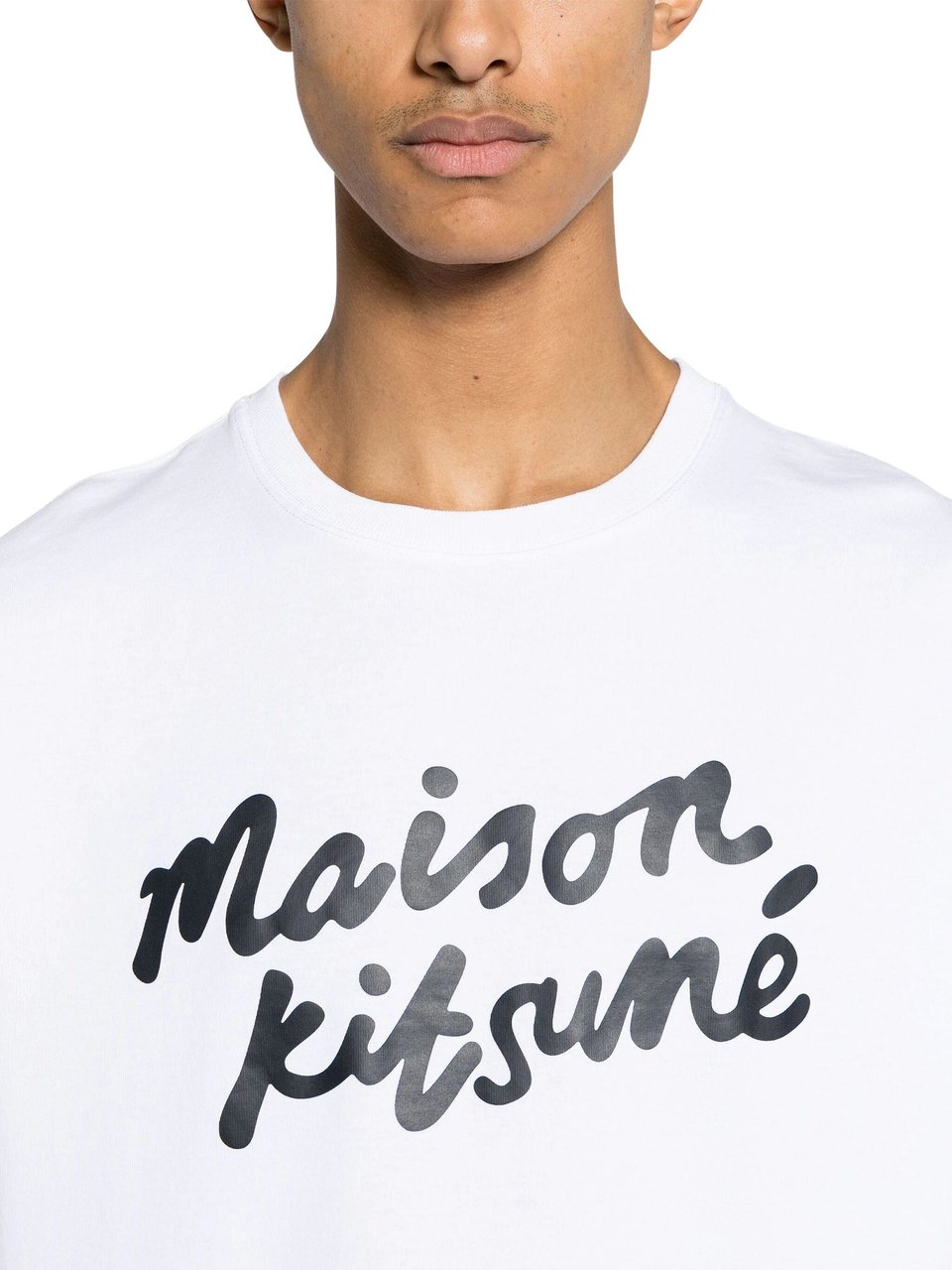Maison Kitsuné Cotton T-shirt Wit