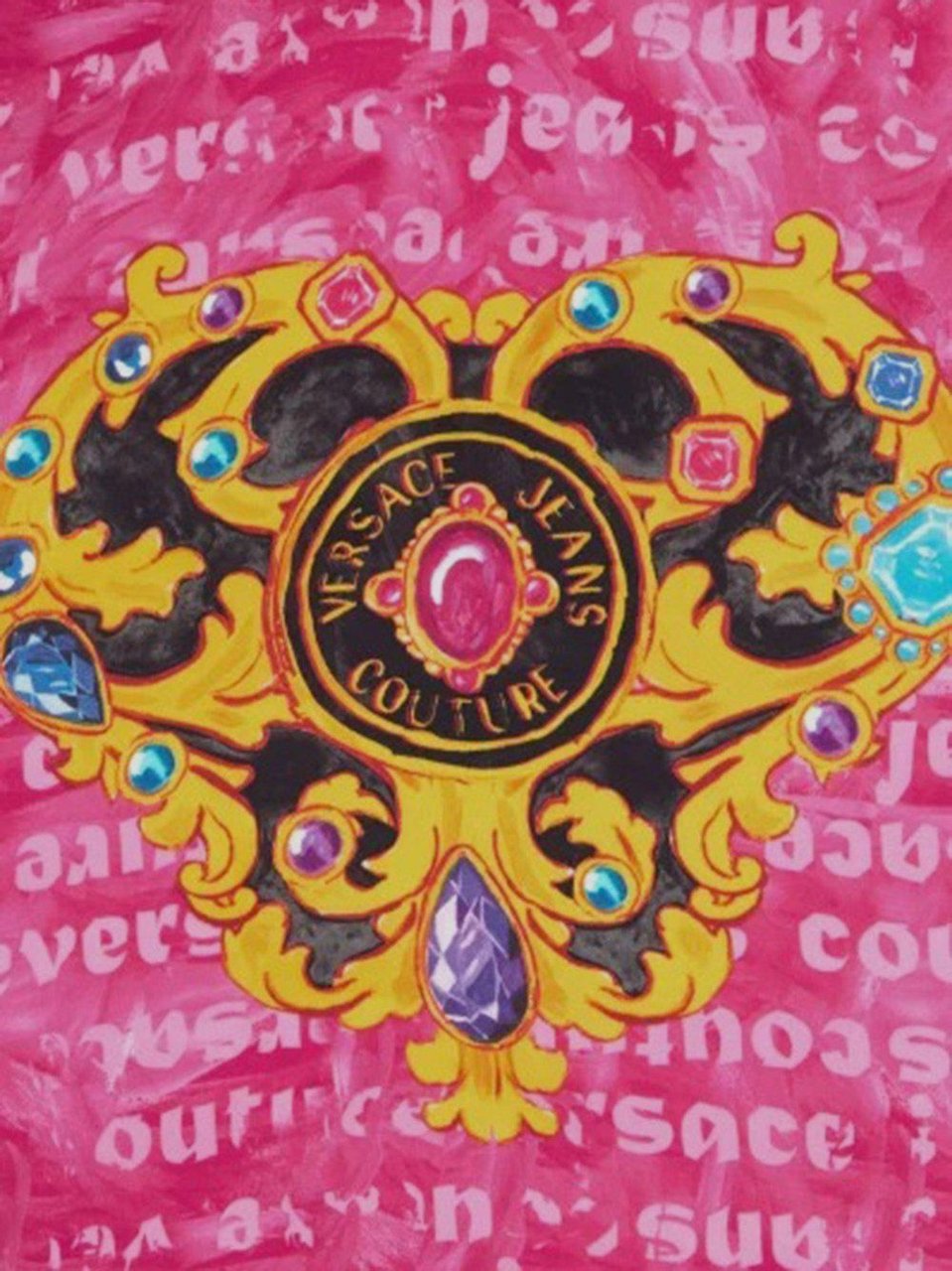 Versace Jeans Couture Baroque Foulard Divers