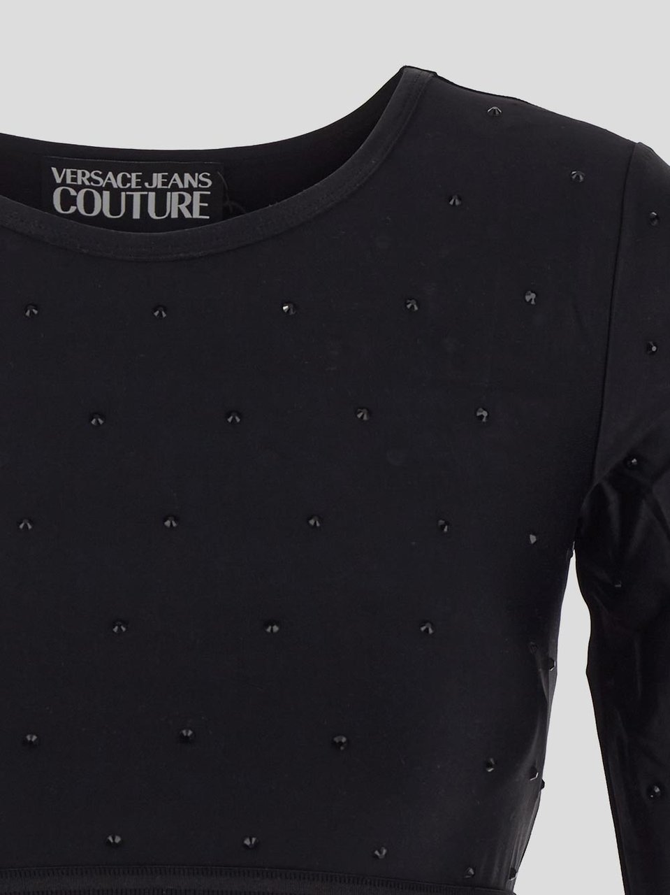 Versace Jeans Couture Crystals Top Zwart