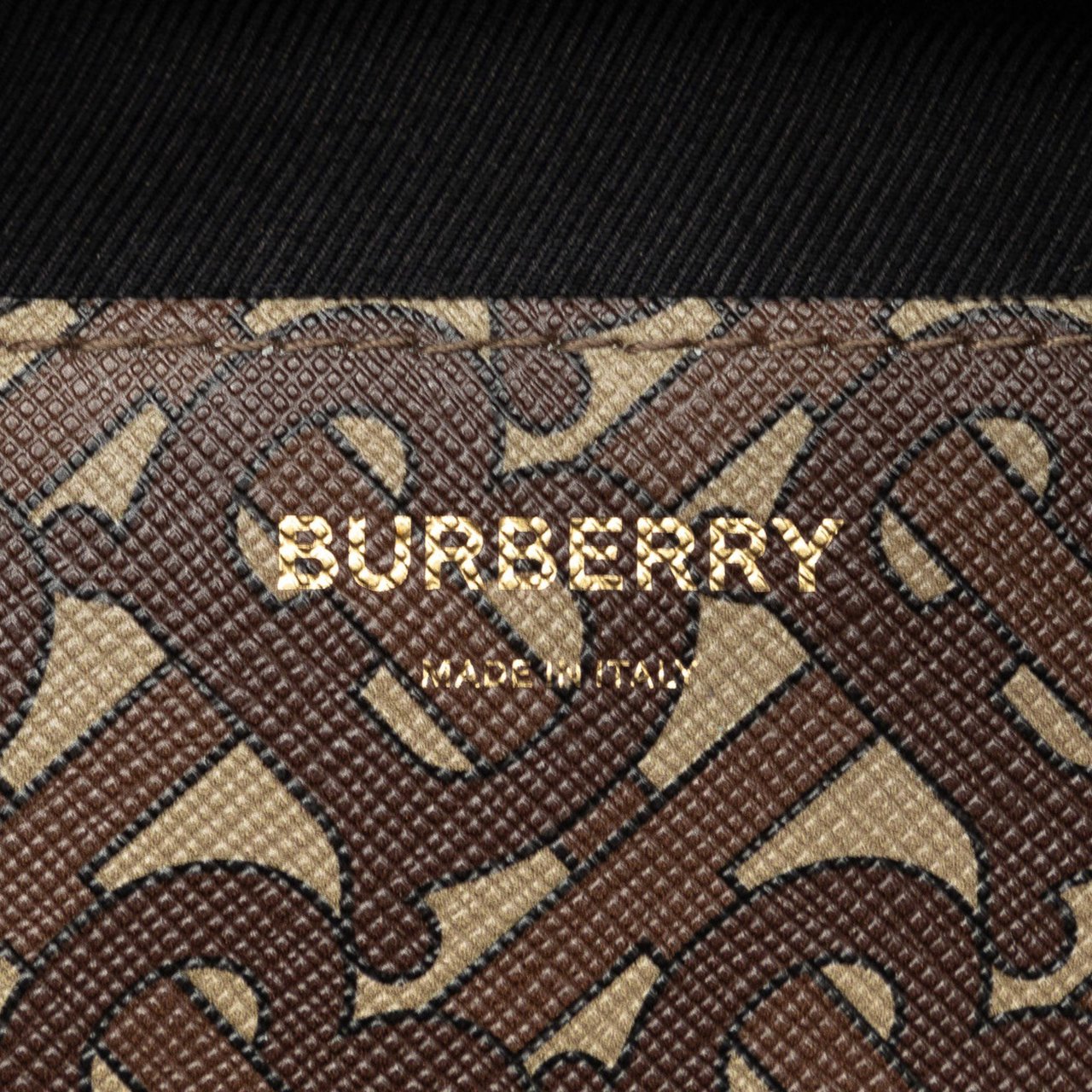 Burberry Monogram Stripe E-Canvas Belt Bag Bruin