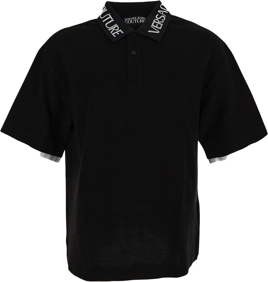 Versace Jeans Couture Versace Jeans Couture T-shirts And Polos Black Zwart