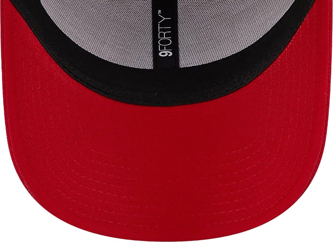 New Era Ac Milan Red 9forty adjustable cap Rood