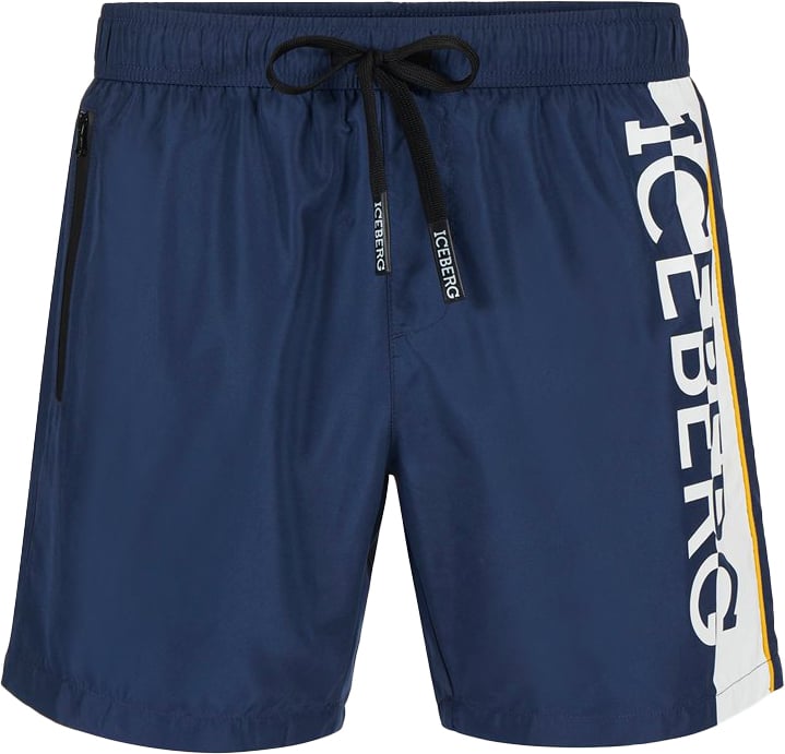 Iceberg Swim trunks with logo Blauw