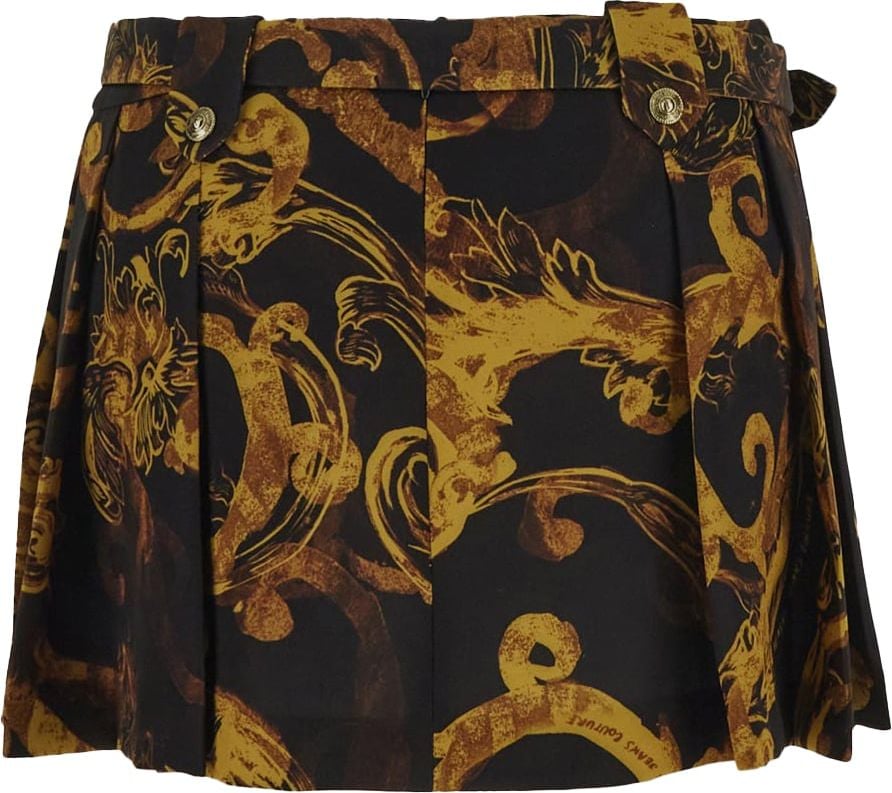 Versace Jeans Couture Baroque Skirt Zwart