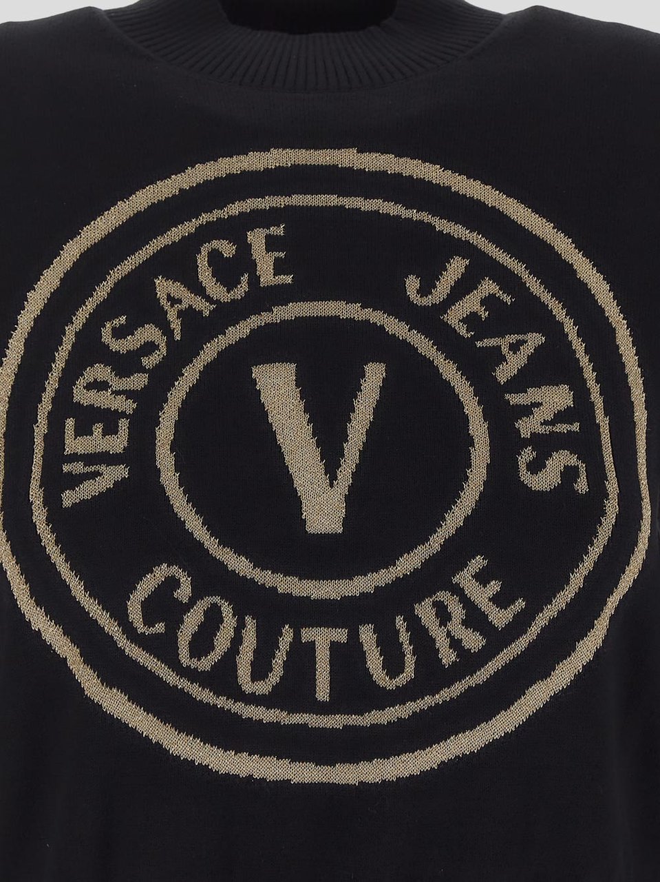 Versace Jeans Couture Logo Knit Zwart