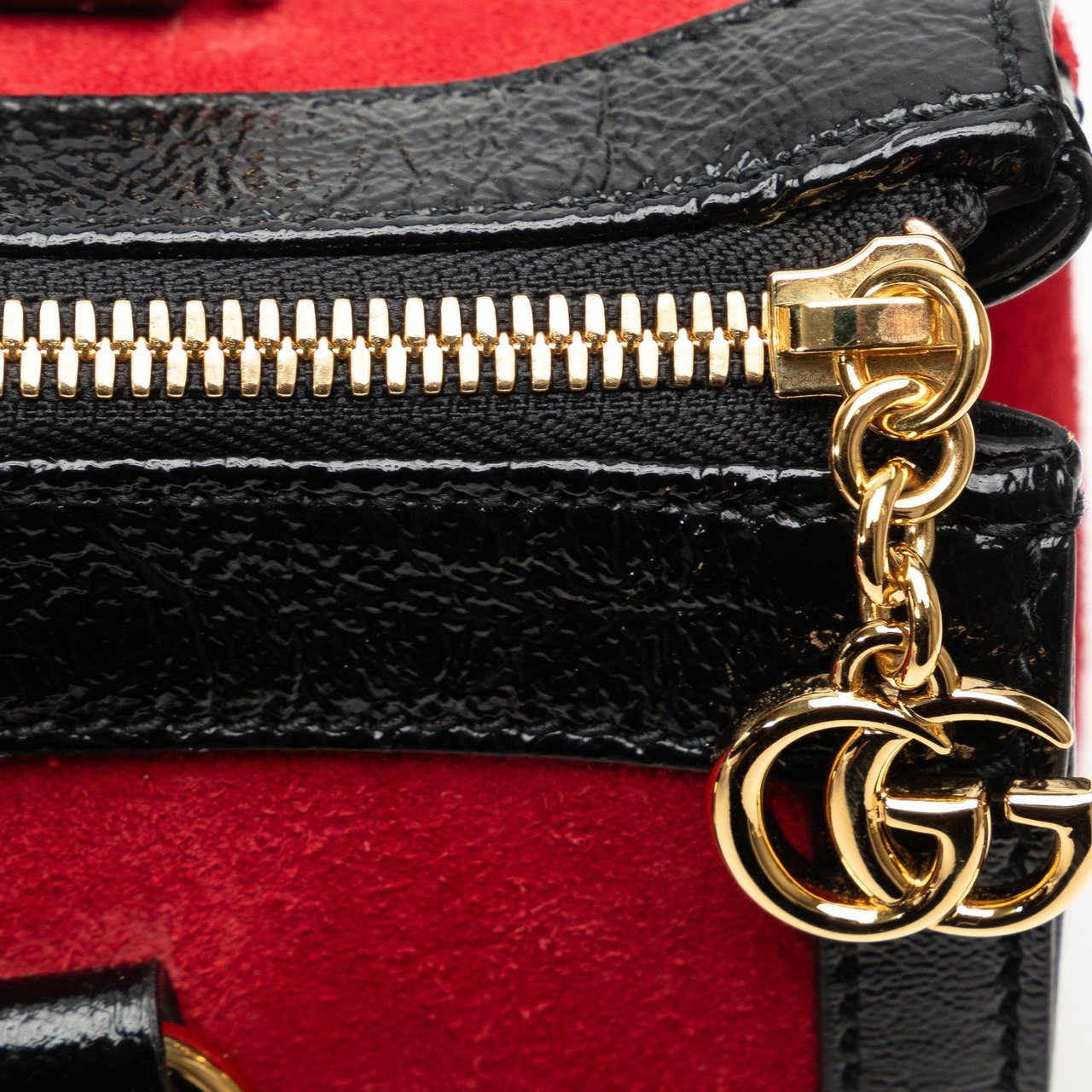 Gucci Small Suede Ophidia Satchel Rood