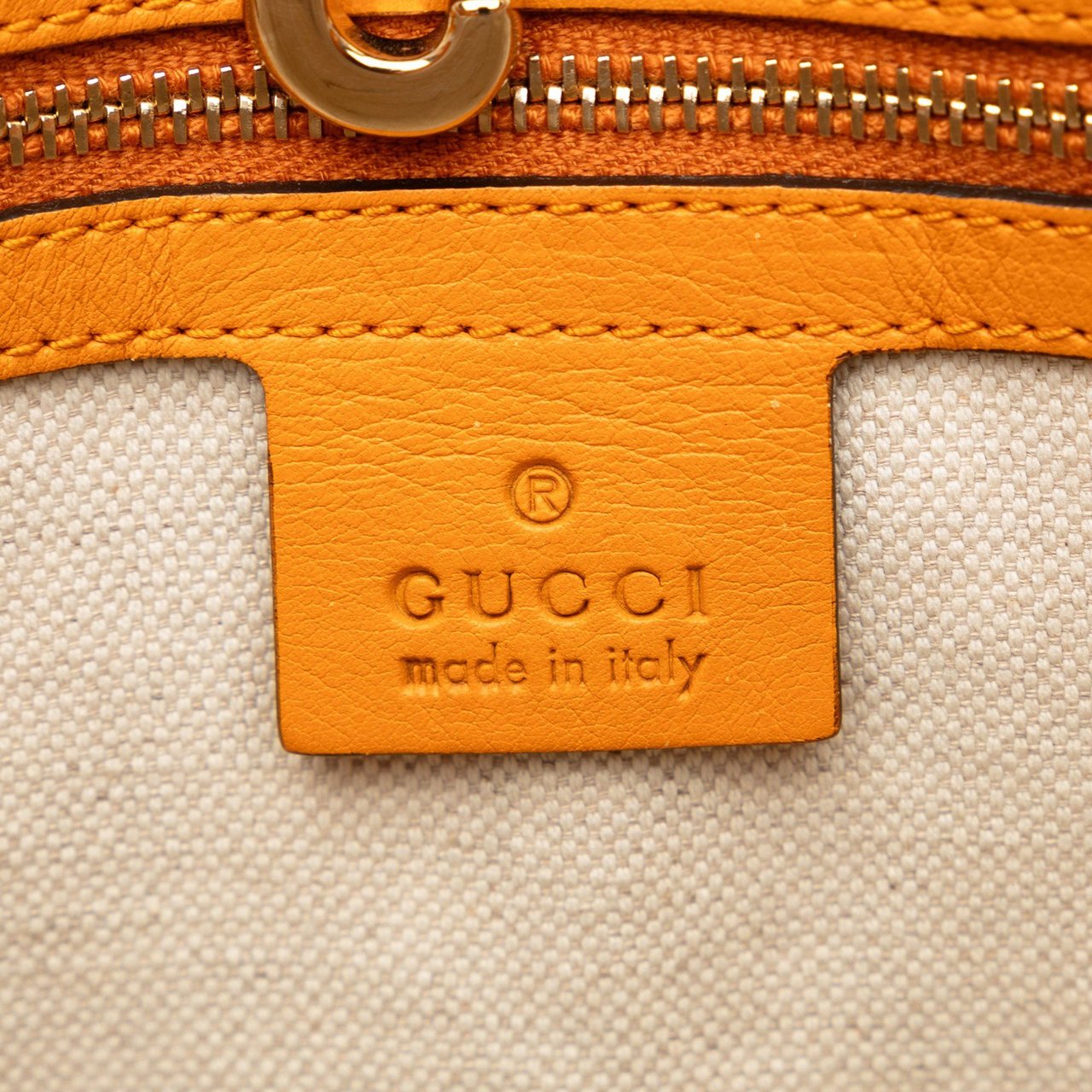Gucci Microguccissima Nice Tote Oranje