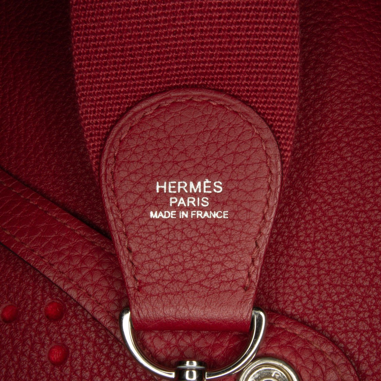 Hermès Clemence Evelyne III PM Rood