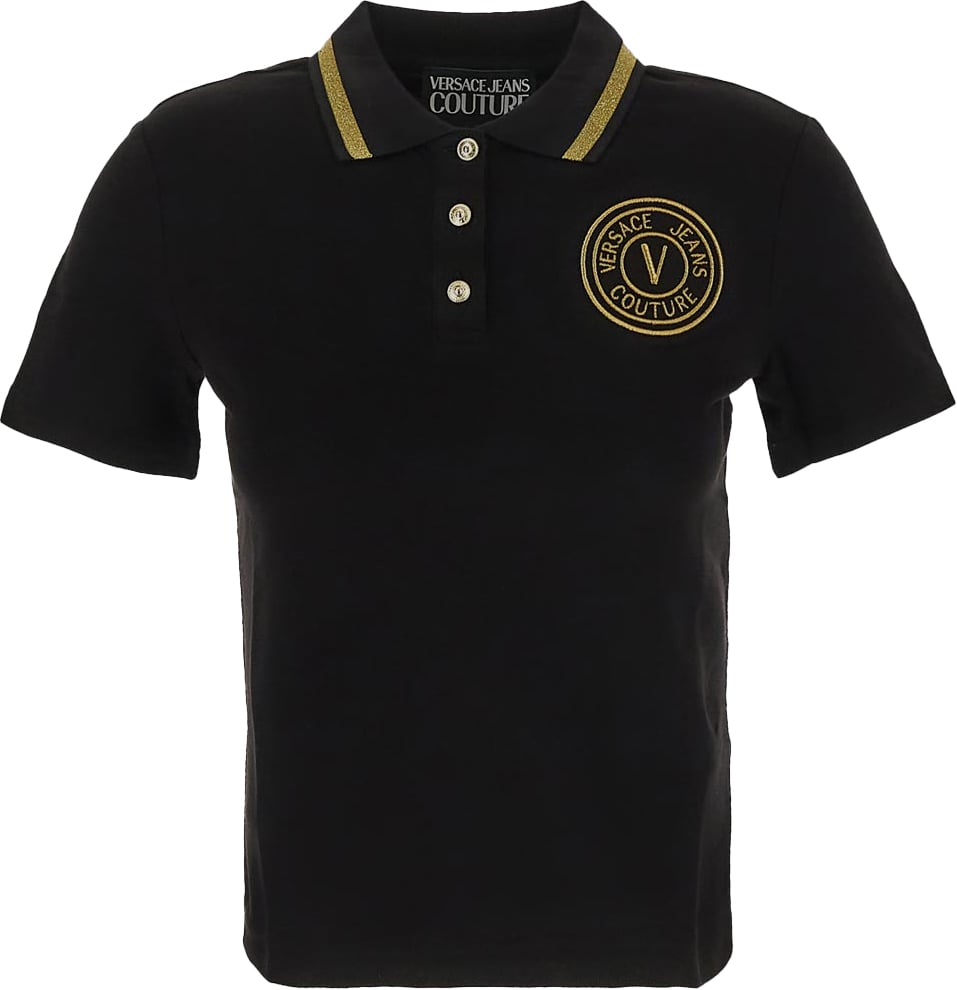 Versace Jeans Couture Versace Jeans Couture T-shirts And Polos Black Zwart