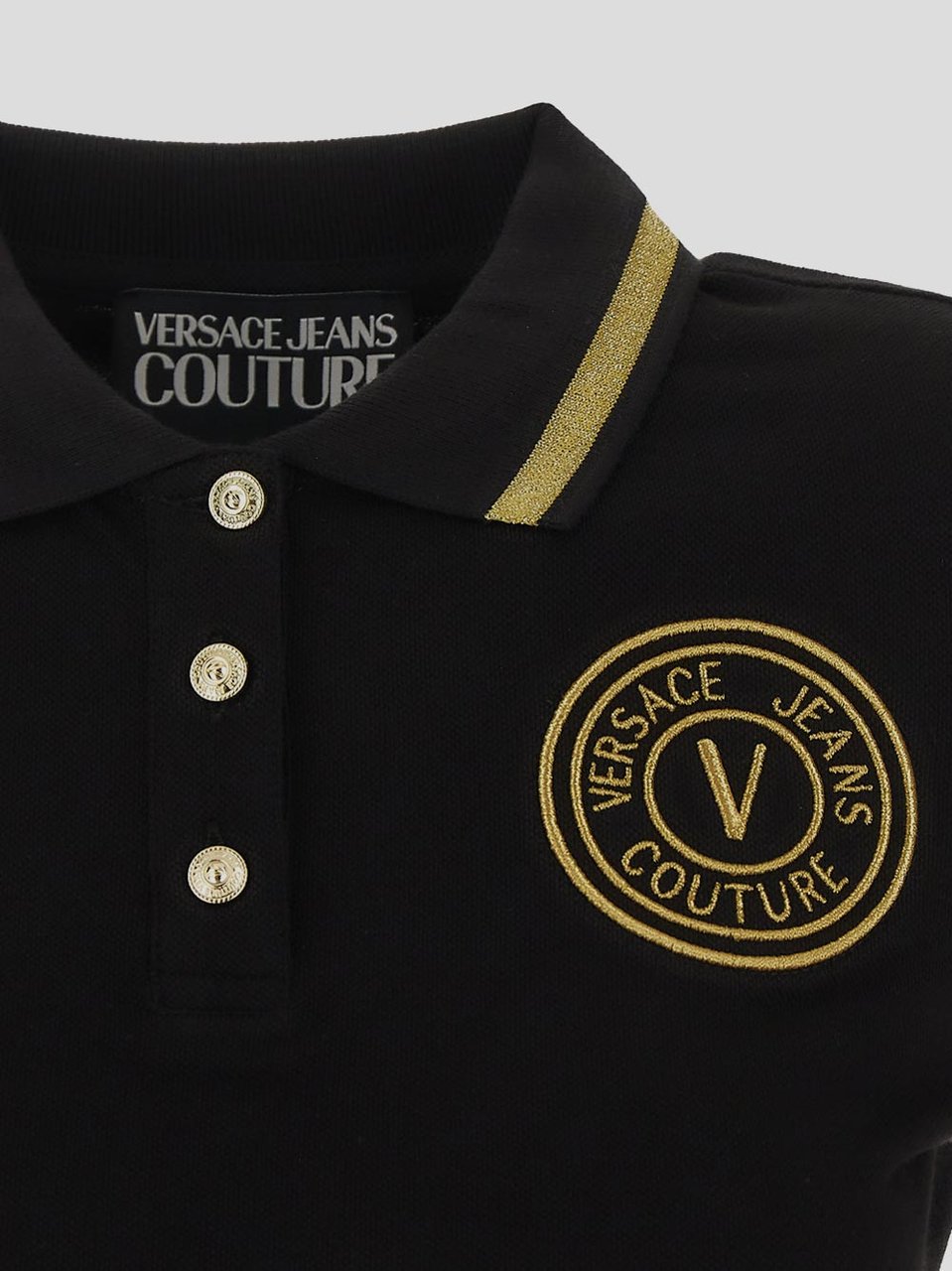 Versace Jeans Couture Versace Jeans Couture T-shirts And Polos Black Zwart