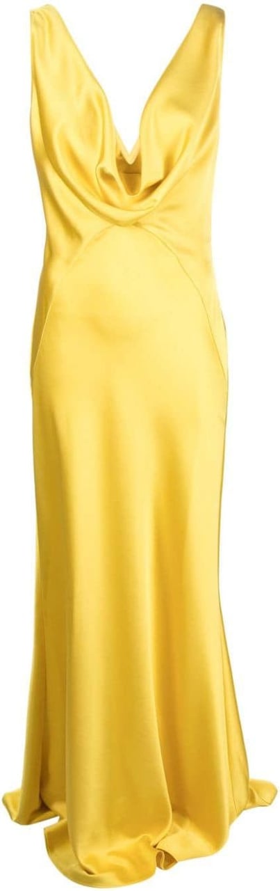 Pinko Dresses Yellow Geel