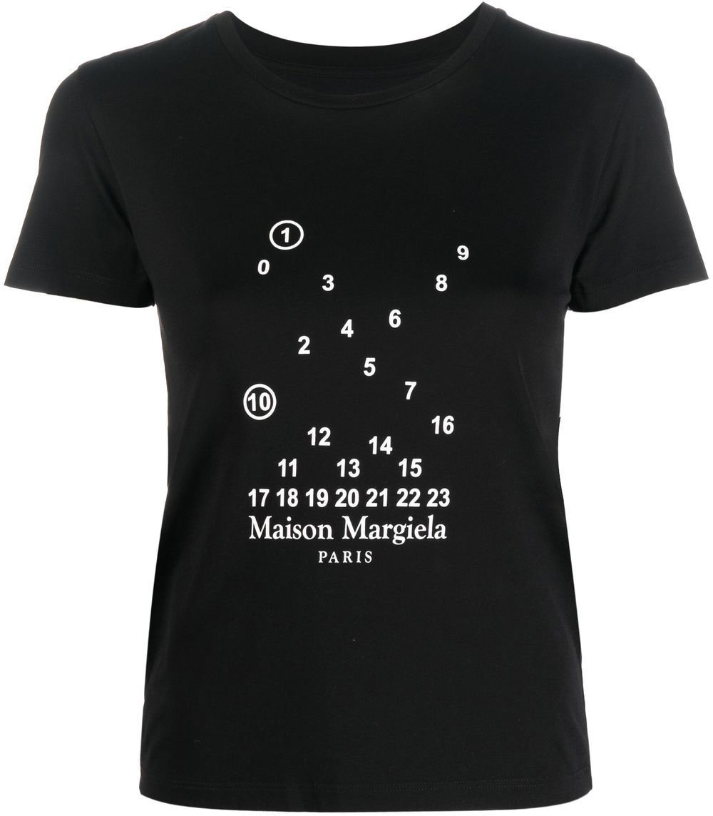 Maison Margiela Maison Margiela T-shirts and Polos Black Zwart