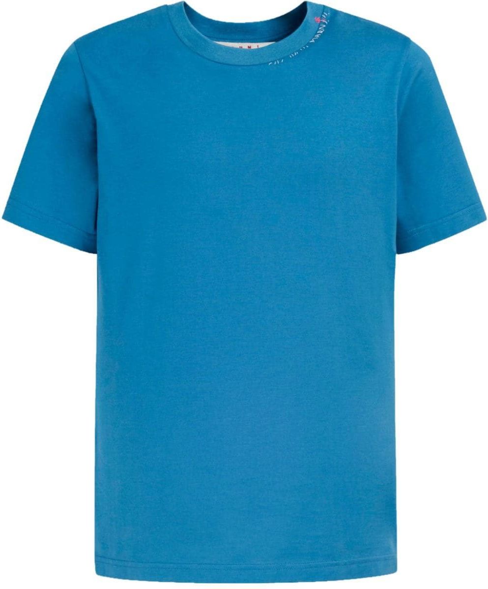 Marni Marni T-shirts and Polos Light Blue Blauw