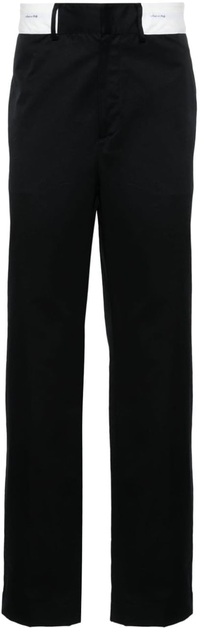 Palm Angels Palm Angels Black cotton pants Zwart