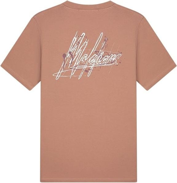 Malelions Malelions Men Splash T-Shirt - Light Mauve Roze