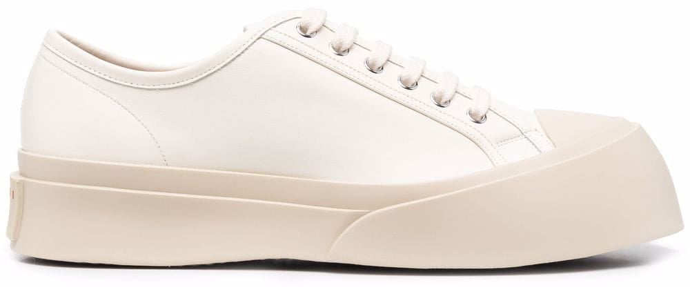 Marni Marni White nappa leather Pablo sneakers Wit