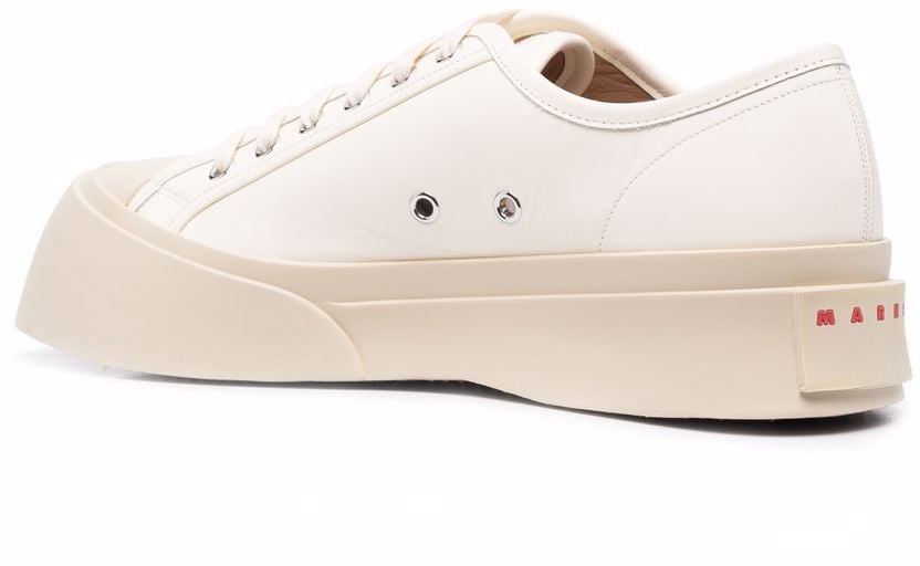 Marni Marni White nappa leather Pablo sneakers Wit