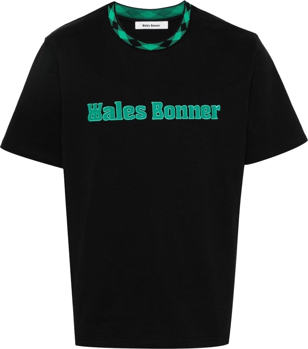 Wales Bonner T-shirts And Polos Black Zwart