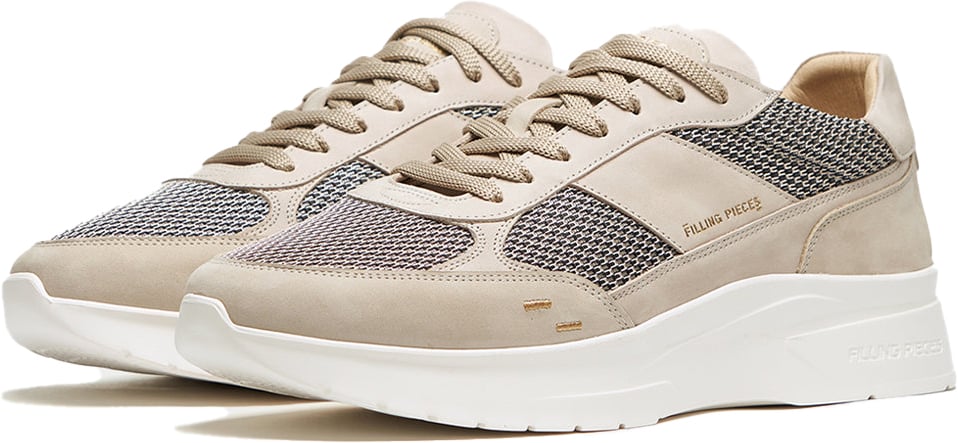 Filling Pieces Jet Runner Mesh Beige Beige