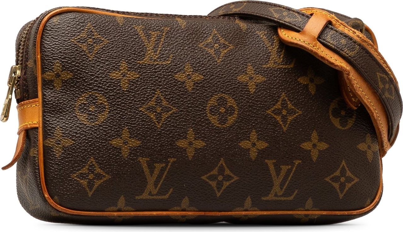 Louis Vuitton Monogram Pochette Marly Bandouliere Bruin