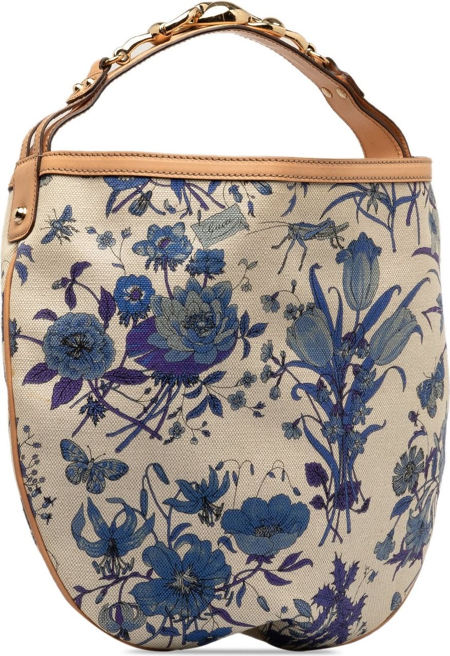 Gucci Flora Wave Hobo Wit