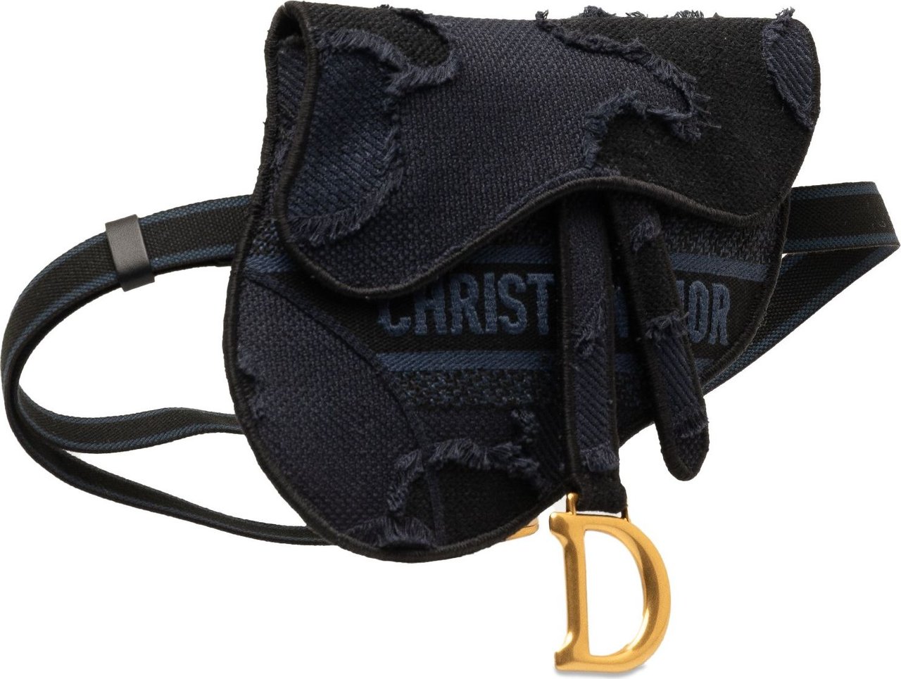 Dior Camouflage Saddle Belt Bag Blauw