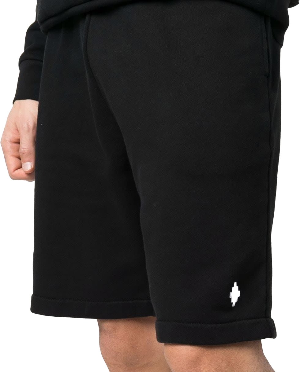 Marcelo Burlon Cross Basket Shorts Zwart