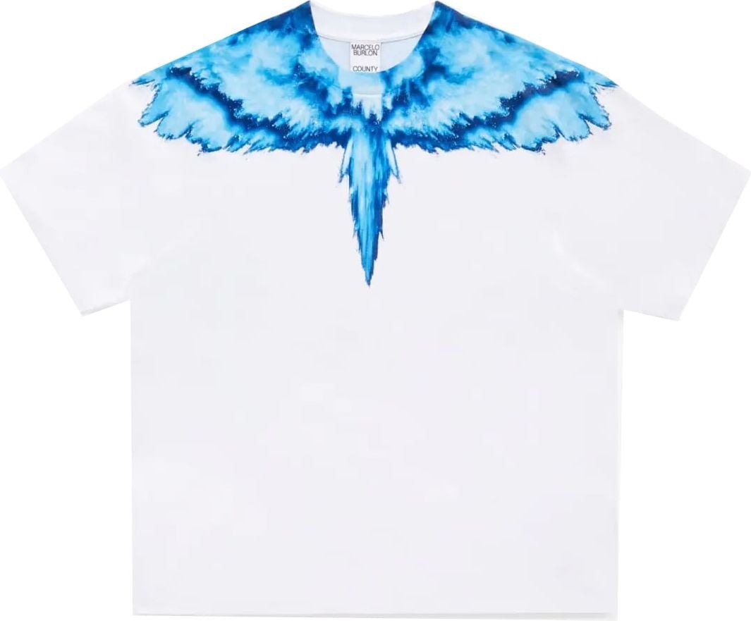 Marcelo Burlon Colordust Wings Over white Wit