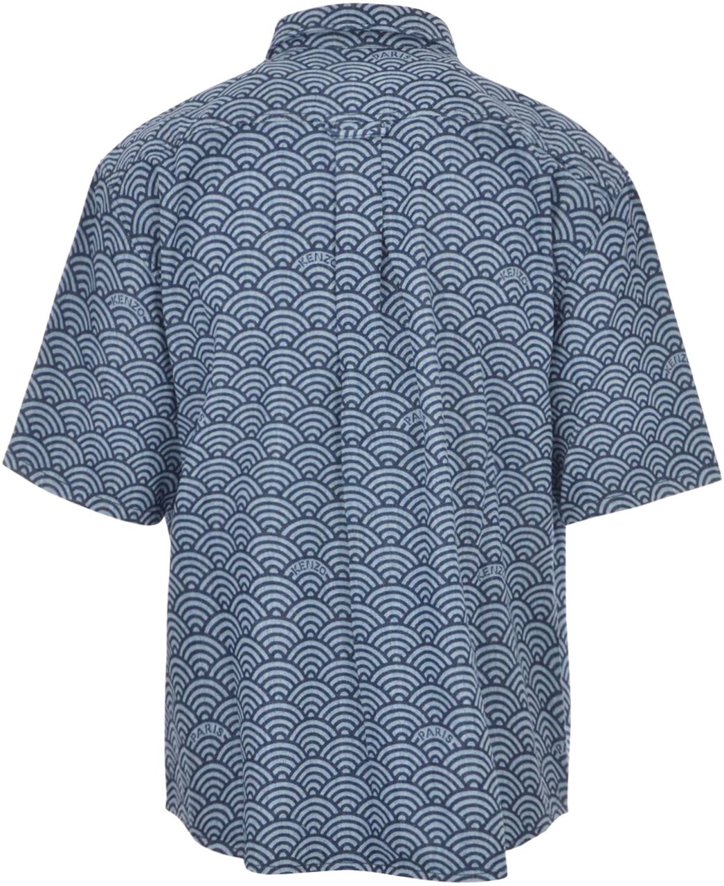 Kenzo Shirts Blue Denim Blauw