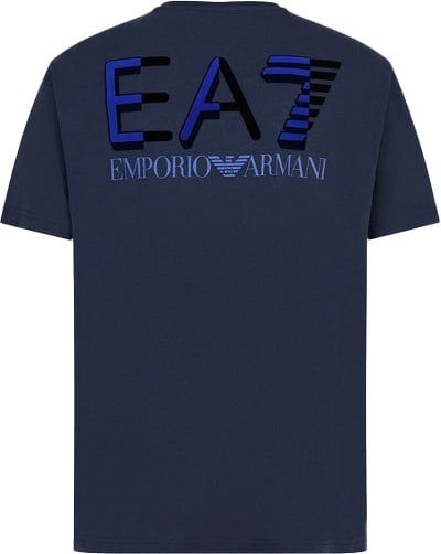 EA7 Jersey T-Shirt navy blue Blauw