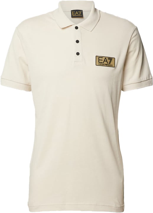 EA7 grijze trendy polo Grijs