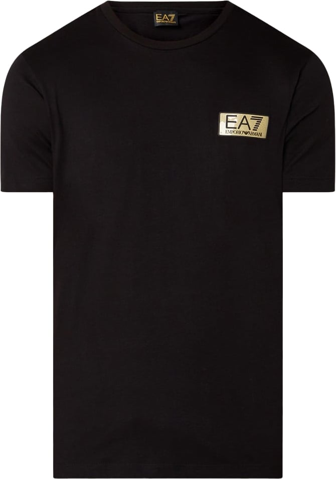 EA7 T-Shirt Casual zwart Zwart