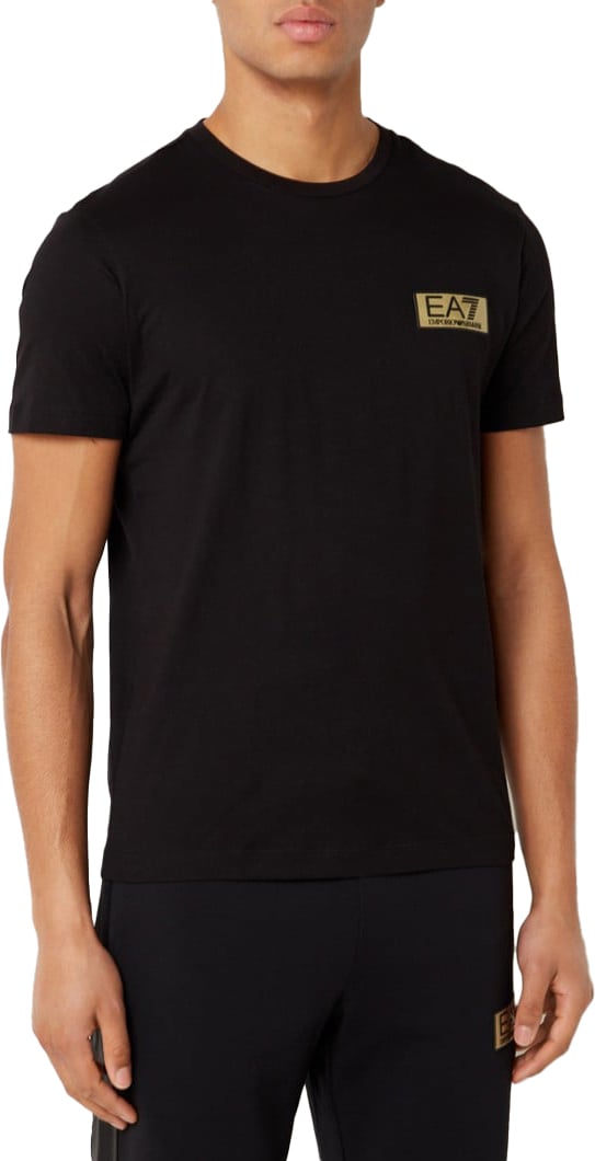 EA7 T-Shirt Casual zwart Zwart