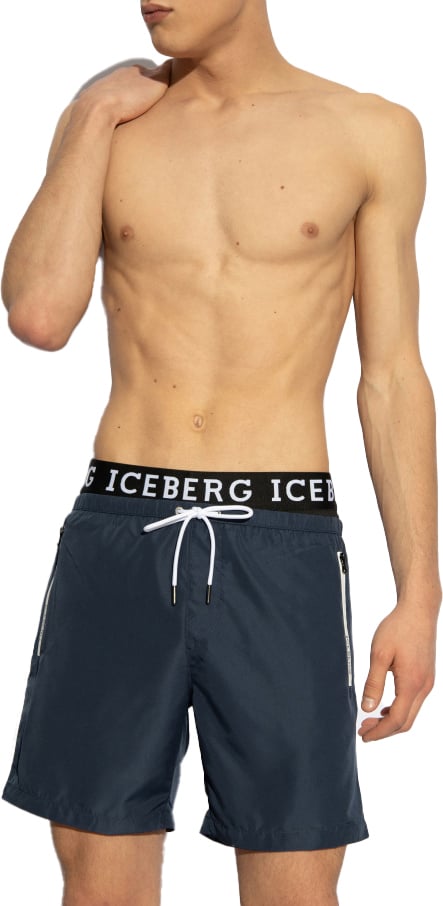 Iceberg Swim Short Blauw