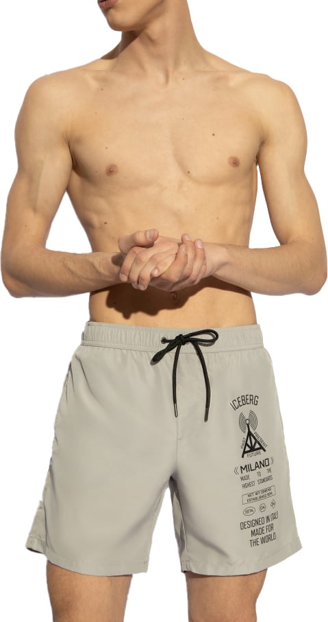 Iceberg Swim Short Grijs