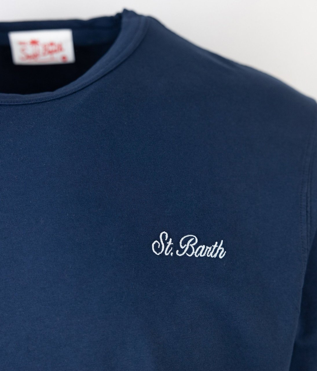 MC2 Saint Barth Saint Barth T-shirts And Polos Blue Blauw